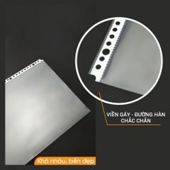 Bìa lá lỗ A5 rời đựng tài liệu, độ dày 0.06mm (Xấp 20/50 lá) PA213/PA214