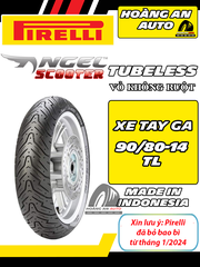 PIRELLI ANGEL SCOOTER 90/80-14 - VỎ KHÔNG RUỘT