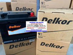 Bình Ắc Quy Delkor DIN 56030 (12V - 45Ah). Bình Acquy Khô miễn bảo dưỡng. Hàng nhập khẩu Hàn Quốc.