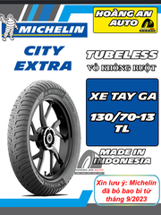 MICHELIN CITY EXTRA 130/70-13 - VỎ KHÔNG RUỘT
