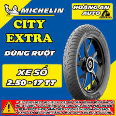 Michelin City Extra 2.25-17 TT - VỎ DÙNG RUỘT