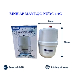 Bình áp 4.0G dùng cho máy lọc nước ro gia đình