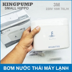 Máy bơm nước ngưng điều hòa King Pump Hippo 3M - Hộp thoát nước máy lạnh SMALL HIPPO N Kingpump