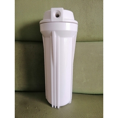 Vỏ cốc 10" trắng dùng cho bộ lọc thô số 123 máy lọc nước ro gia đình