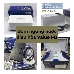 Máy bơm nước ngưng điều hòa VALUE M2 - Hộp thoát nước máy lạnh VALUE M2