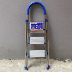 Thang ghế gia đình inox NiNDA loại 3 bậc
