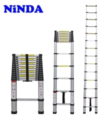 Thang nhôm rút gọn NiNDA ND-41 đai đen cao 4m1