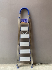 Thang ghế gia đình inox NiNDA loại 6 bậc