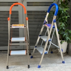Thang ghế gia đình inox NiNDA loại 3 bậc