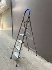 Thang ghế gia đình inox NiNDA loại 6 bậc