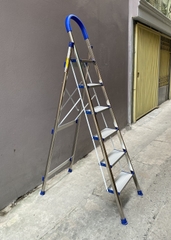 Thang ghế gia đình inox NiNDA loại 6 bậc