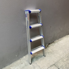 Thang ghế gấp chữ A NiNDA ND-R04 loại 4 bậc, chất liệu nhôm cao cấp