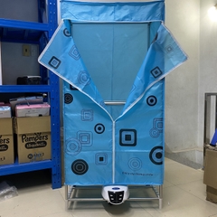 Tủ sấy quần áo NiNDA khung inox chắc chắn, có điều khiển từ xa