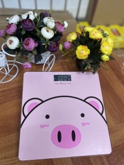 Cân sức khỏe điện tử heo hồng