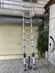 Thang nhôm rút gọn NiNDA ND-41 đai đen cao 4m1