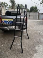 Thang nhôm NiNDA B250 khóa tự động cao chữ A 2,5m, duỗi thẳng 5m