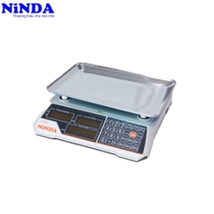 Cân điện tử tính tiền NiNDA SN968 tải 30kg, cân hoa quả thực phẩm khô
