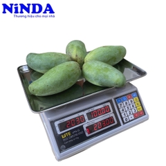 Cân điện tử tính tiền UTE UPA-Q tải 30kg, tính tiền tiện lợi