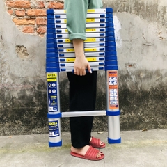 Thang nhôm rút gọn NiNDA NK-41 đai xanh cao 4m1