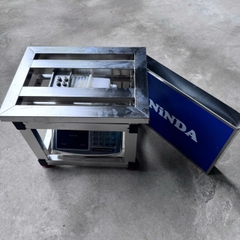 Cân ghế ngồi Inox chống nước NiNDA cân hải sản, cân bán hàng tải 300kg