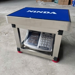 Cân ghế ngồi Inox chống nước NiNDA cân hải sản, cân bán hàng tải 300kg
