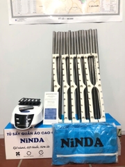 Tủ sấy quần áo NiNDA khung inox chắc chắn, có điều khiển từ xa