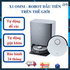 Robot Hút Bụi Lau Nhà Ecovacs DEEBOT X1 TURBO - DEEBOT X1 OMNI