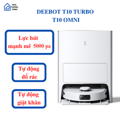 Robot Hút Bụi Lau Nhà Ecovacs T10 Turbo / T10 Omni - Bản cao cấp