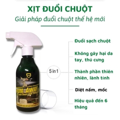 Xịt Đuổi Chuột Run Away - Giải Pháp Đuổi Chuột Thế Hệ Mới
