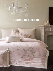 𝐇𝐎𝐔𝐒𝐄 𝐁𝐄𝐀𝐔𝐓𝐈𝐅𝐔𝐋 - Bộ chăn ga thêu hoa cao cấp