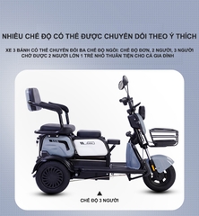 XE ĐIỆN 3 BÁNH – HINATA D2