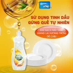 Nước rửa chén Clara - Hương gừng quế - chai 750g