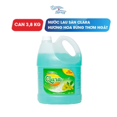 Nước lau sàn Clara - Hương hoa rừng - can 3.8kg