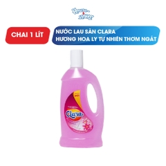 Nước lau sàn Clara - Hương hoa ly - chai 1L