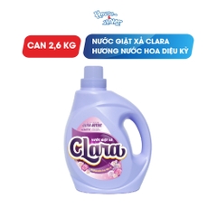 Nước giặt xả Clara - Hương nước hoa diệu kì - 2,6Kg