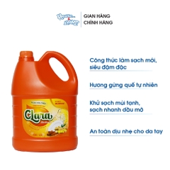 Nước rửa chén Clara - Hương gừng quế - can 3.8kg