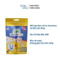 Tăm chỉ nha khoa - TAMCHI Plus sợi chỉ kép - gói 50 cái