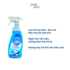 Nước lau kính Clara, hương bạc hà, 500ml