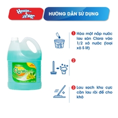 Nước lau sàn Clara - Hương hoa rừng - can 3.8kg