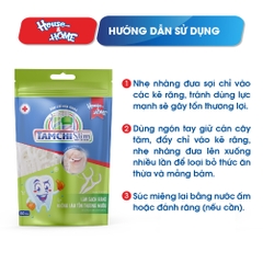 Tăm chỉ nha khoa - TAMCHI Slim sợi chỉ đơn - gói 50 cái