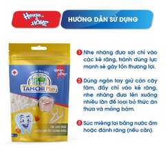 Tăm chỉ nha khoa - TAMCHI Plus sợi chỉ kép - gói 50 cái