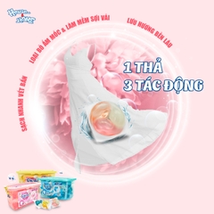 Viên giặt xả Clara - Hương hoa thanh khiết