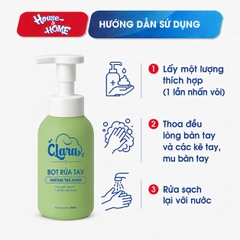 Bọt rửa tay Clara - Hương trà xanh 300ml