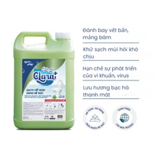 Nước tẩy bồn cầu Clara+ hương bạc hà - Can 9,5Kg