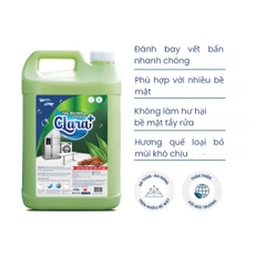 Nước tẩy đa năng Clara+ hương quế - Can 9,5Kg