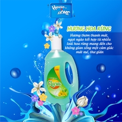 Nước lau sàn Clara - Hương hoa rừng - chai 1L