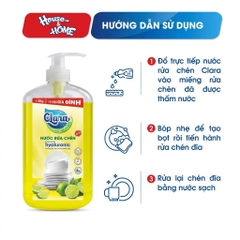 Nước rửa chén Clara tinh chất chanh 1,5kg