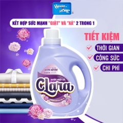 Nước giặt xả Clara - Hương nước hoa diệu kì - 2,6Kg