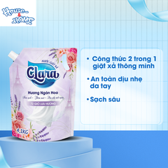 Nước giặt xả Clara - Hương ngàn hoa - Túi 4,1kg
