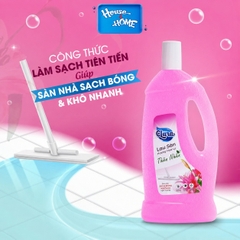 Nước lau sàn Clara - Hương hoa ly - chai 1L